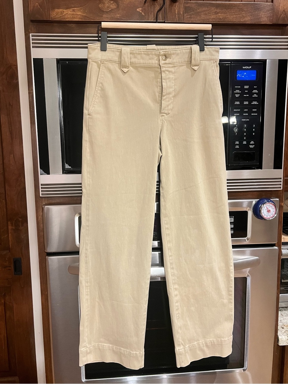 Women’s FAHERTY COASTLINE KNIT CHINOS BEIGE TAN KHAKIS STRETCH CASUAL SIZE 4 - Picture 4 of 12